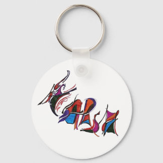 HARSH custom art work calligraphy Sleutelhanger