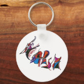 HARSH custom art work calligraphy Sleutelhanger (Voorkant)