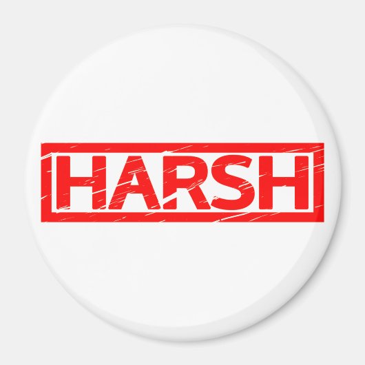 Harsh Stamp Magneet (Voorkant)