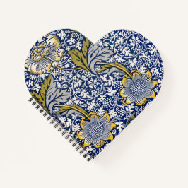 Harsvormig William Morris notitieboek