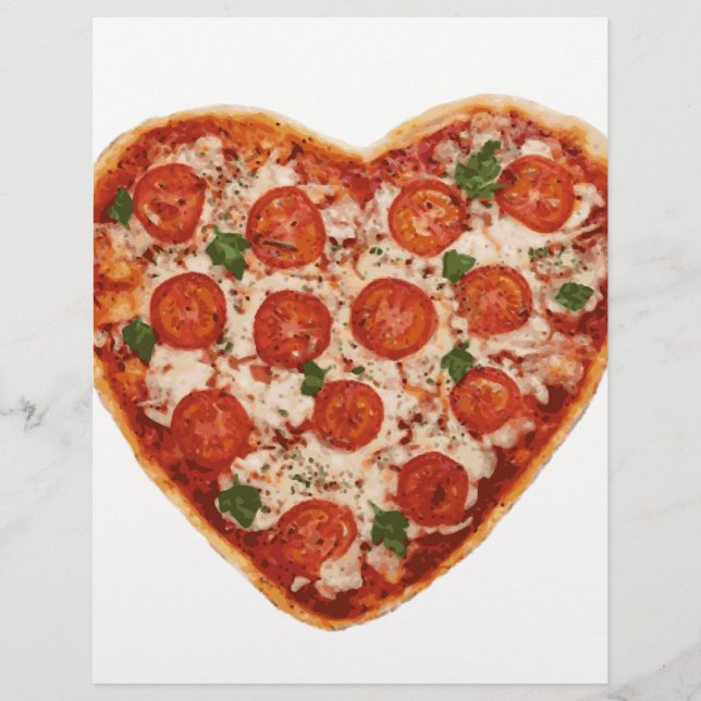 harsvormige pizza (Voorkant)