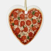 harsvormige pizza keramisch ornament (Rechts)