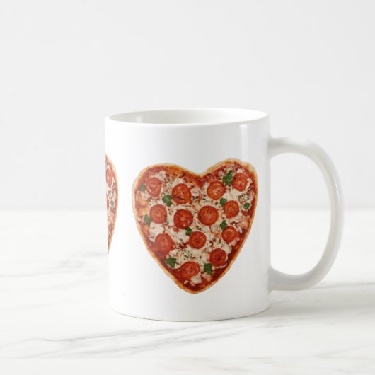 harsvormige pizza koffiemok (Rechts)