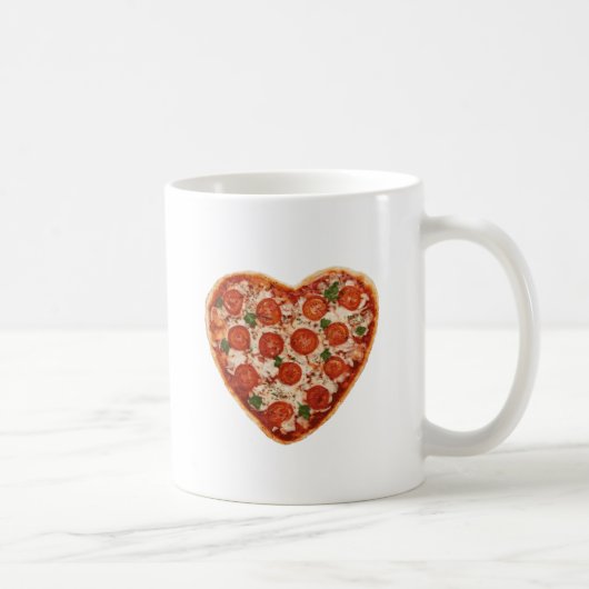 harsvormige pizza koffiemok (Rechts)