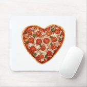 harsvormige pizza muismat (Met muis)