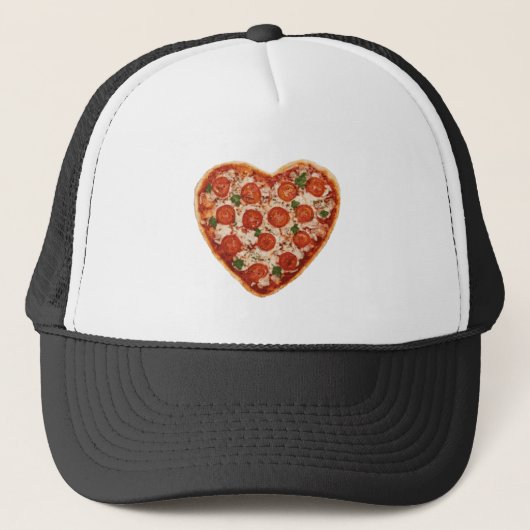 harsvormige pizza trucker pet (Voorkant)