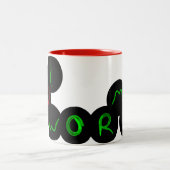 hart2 tweekleurige koffiemok (Center)