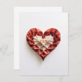 Hart 0011 feestdagenkaart (Voorkant / Achterkant)