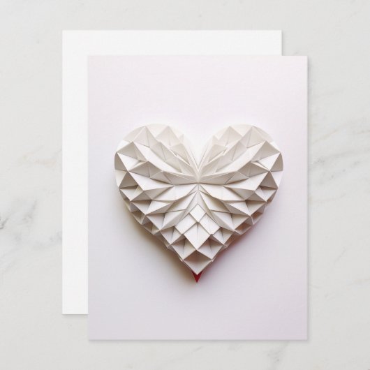 Hart 0021 feestdagenkaart (Voorkant / Achterkant)