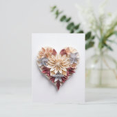 Hart 0068 feestdagenkaart (Staand voorkant)