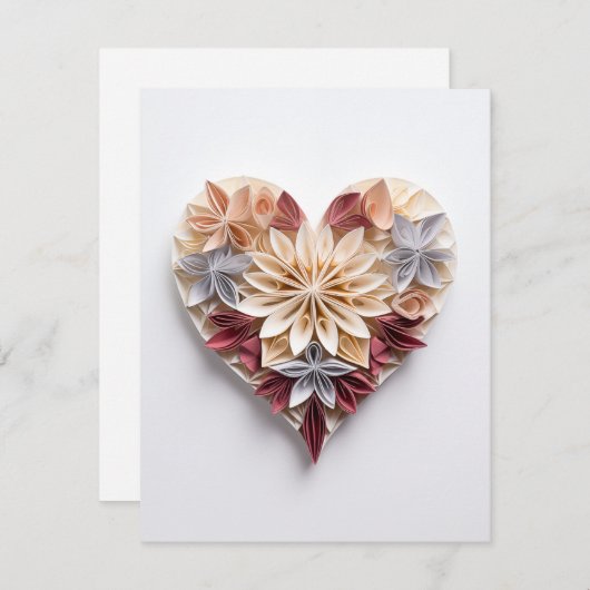 Hart 0068 feestdagenkaart (Voorkant / Achterkant)