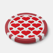 Hart 1 Rood Pokerchips (Enkel)