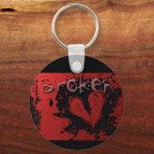 hart-239667 hart gebroken liefdespect abstrac sleutelhanger (Voorkant)