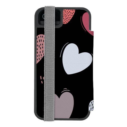 hart 2 incipio iPhone portemonnee hoesje (Agenda Achterkant)