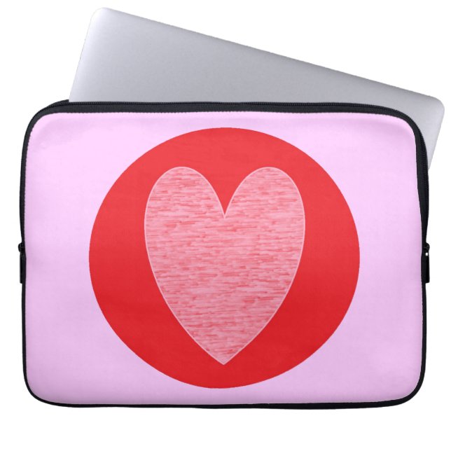 Hart. 3 laptop sleeve (Voorkant)