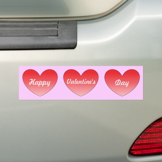 Hart. 4 bumpersticker (Op auto)