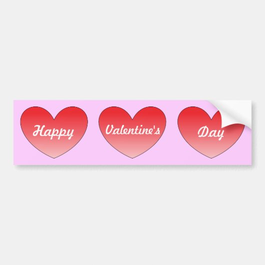 Hart. 4 bumpersticker (Voorkant)