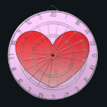 Hart. 4 dartbord<br><div class="desc">Hoe kan ik beter zeggen dat ik van je hou dan van dit mooie hart cadeau.</div>