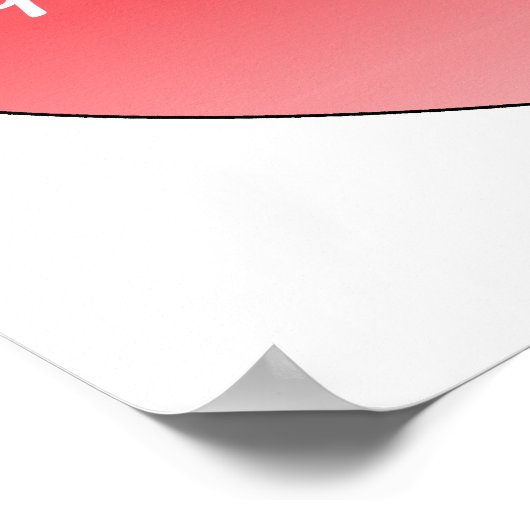 Hart. 4 poster (Hoek)