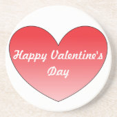 Hart. 4 zandsteen onderzetter (Voorkant)