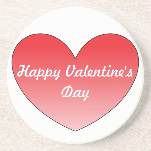 Hart. 4 zandsteen onderzetter (Voorkant)