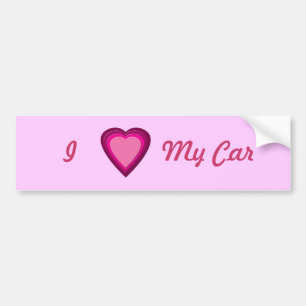Hart. 5 bumpersticker