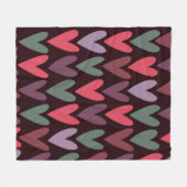 hart 6 fleece deken (Voorkant (Horizontaal))