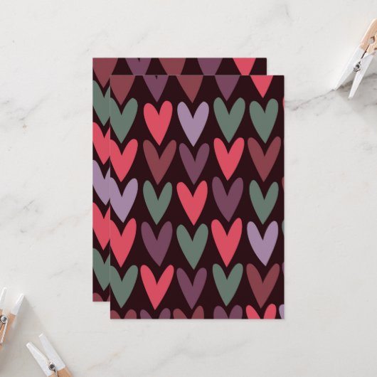 hart 6 kaart (Voorkant / Achterkant in situ)