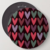 hart 6 ronde button 6,0 cm (Voorkant /achterkant)