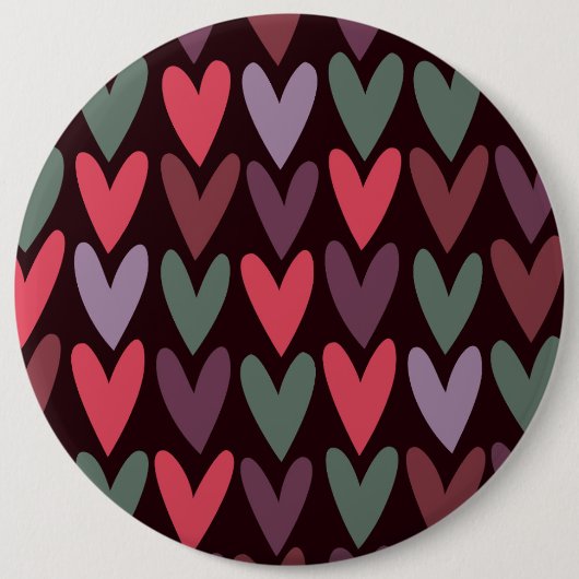 hart 6 ronde button 6,0 cm (Voorkant)