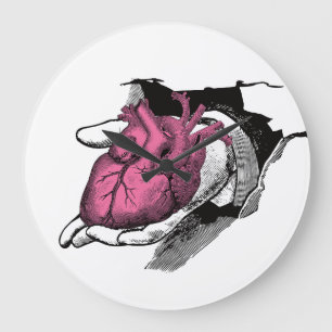  hart aan de hand door Crack Grote Klok