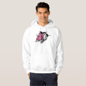  hart aan de hand door Crack Hoodie (Voorkant volledig)