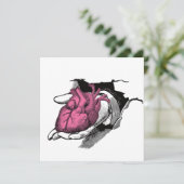 hart aan de hand door Crack Kaart (Staand voorkant)