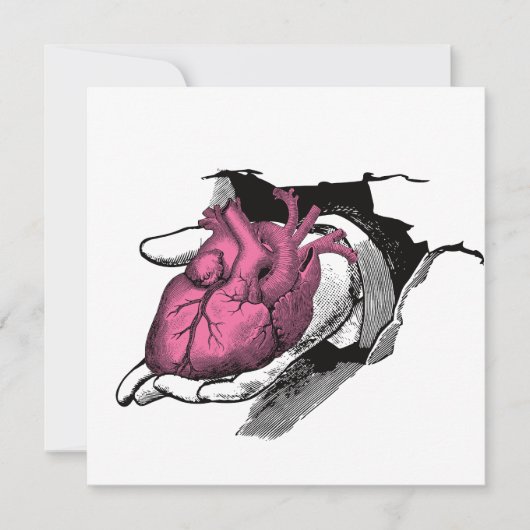 hart aan de hand door Crack Kaart (Voorkant)