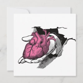  hart aan de hand door Crack Kaart