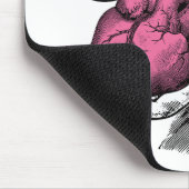  hart aan de hand door Crack Muismat (Hoek)