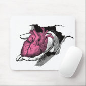  hart aan de hand door Crack Muismat (Met muis)