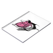  hart aan de hand door Crack Notitieboek (Linkerzijde)