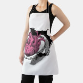  hart aan de hand door Crack Schort (Insitu)