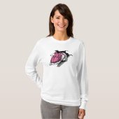  hart aan de hand door Crack T-shirt (Voorkant volledig)