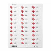 **HART AAN HART** LABEL VOOR TERUGDRANK (Full Sheet)