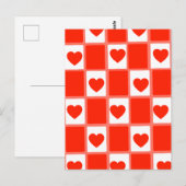hart aangepast Duurzaam Premium Crew Sock Briefkaart (Voorkant / Achterkant)