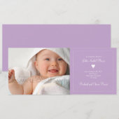 Hart ・ Aankondiging Baby (Voorkant / Achterkant)