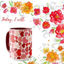 Hart Abstract Modern Achtergrond Design Mok