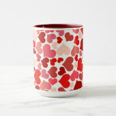 Hart Abstract Modern Achtergrond Design Mok (Midden)