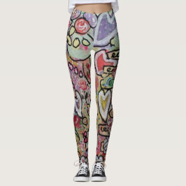 Hart Abstracte Kunst Leggings