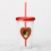 hart acryl drinkbeker (Voorkant)
