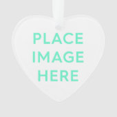 Hart - Acryl Ornament (voorkant)