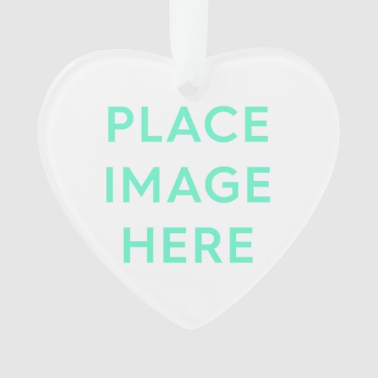 Hart - Acryl Ornament (voorkant)