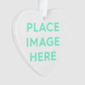 Hart - Acryl Ornament (voorkant)